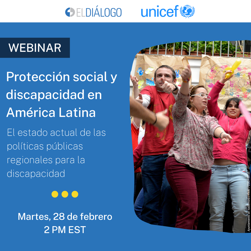 19 million children with disabilities live in Latin America and the Caribbean. Do social protection systems respond to their needs?

Join us tomorrow at 2 pm EST to discuss how social protection can help break the cycle of poverty and leave no one behind: bit.ly/3IrdFg6