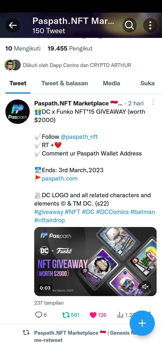 MaretWin23's tweet photo. @Bang_Garr @paspath_nft Done https://t.co/5aK5Fmx36B