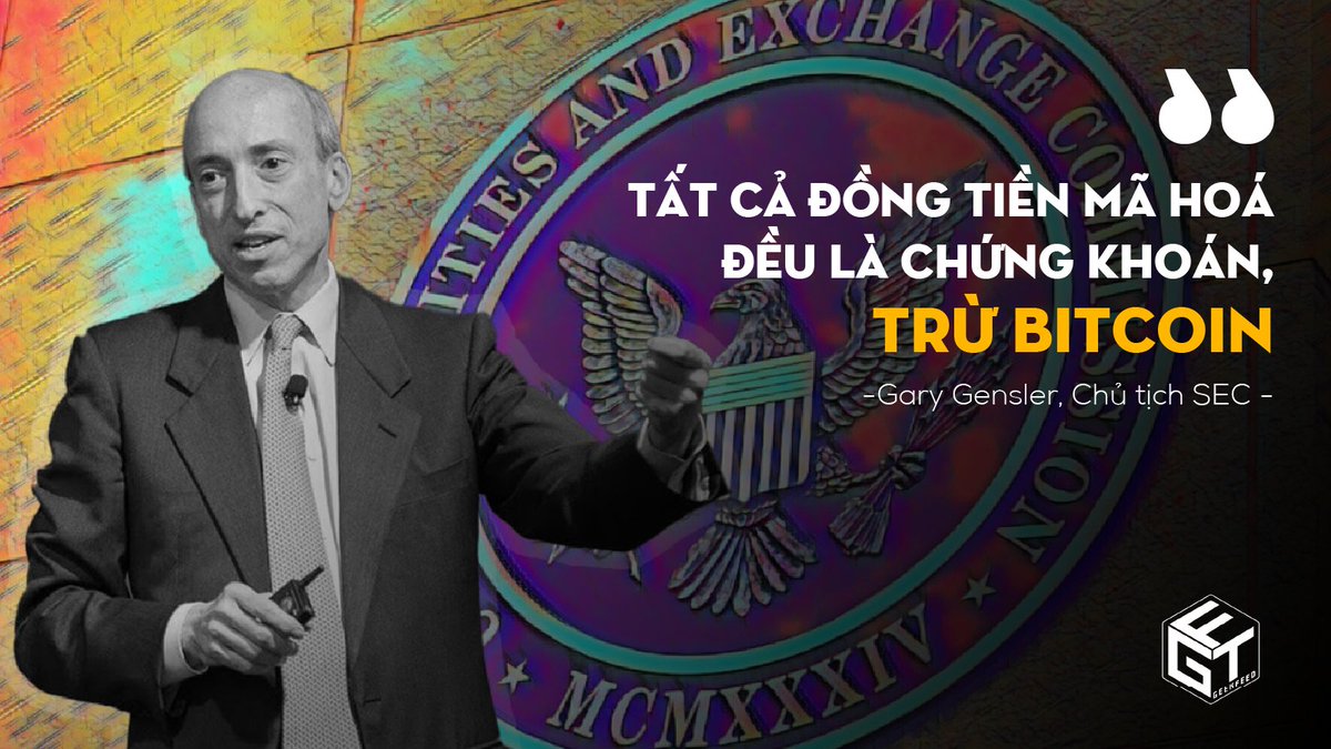 GNFT_Geek's tweet photo. Trong cuộc phỏng vấn với Tạp chí New York, chủ tịch SEC đã tuyên bố “mọi thứ khác ngoài Bitcoin” đều thuộc thẩm quyền của cơ quan này 👇 https://t.co/59qOi8HDAg