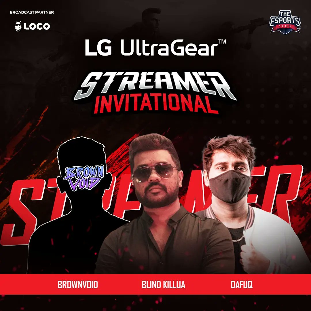 Get ready to witness a battle like never before!! 🔥🔥

Check out the all-star roster of creators competing in the LG UltraGear Streamer Invitation - PUBG PC!

Watch them in action at 5:00 PM IST! 

#TEC #TheEsportsClub #LG #LGUltraGear #LGUltraGearSquad #Loco #PUBG #PUBGPC