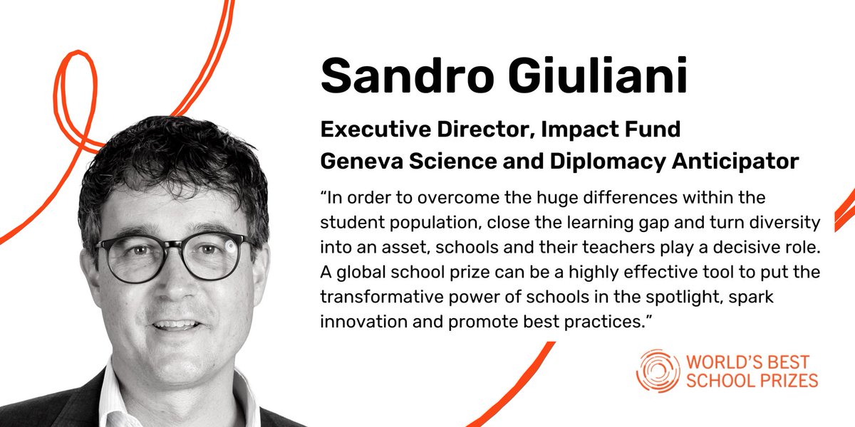 I'm delighted to be on the Judging Academy for the World's Best School Prizes 2023. I hope trailblazing schools from across the globe will apply to share their expertise and celebrate their success - it's a huge opportunity!
Apply by March 15th: worldsbestschool.org