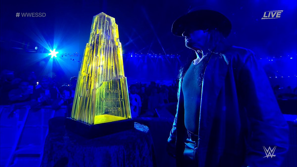 On this day in 2020, @undertaker won the Tuwaiq Trophy at Super ShowDown #WWE #WWESSD #SuperShowDown #TuwaiqTrophy https://t.co/oQXThC9L6p