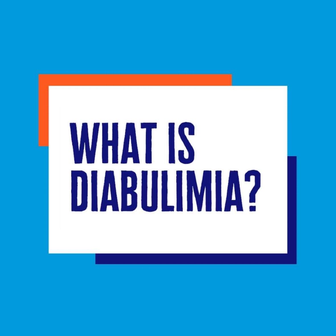 This #EatingDisorderAwarenessWeek, will you reshare this thread and help us raise awareness of #diabulimia?

Also known as T1DE, diabulimia is an eating disorder that only affects people with #Type1Diabetes.

Read more ⬇️ 1/3 #EDAW