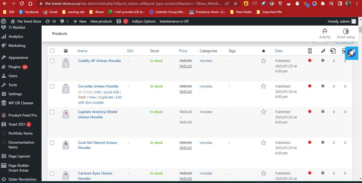 wdsazzad's tweet photo. "Just wrapped up another successful ecommerce product upload project on #Fiverr! Always a pleasure to help businesses showcase their products online 🛍️💻 #freelancing #ecommerce #productupload" https://t.co/ZrGy7UEp9v