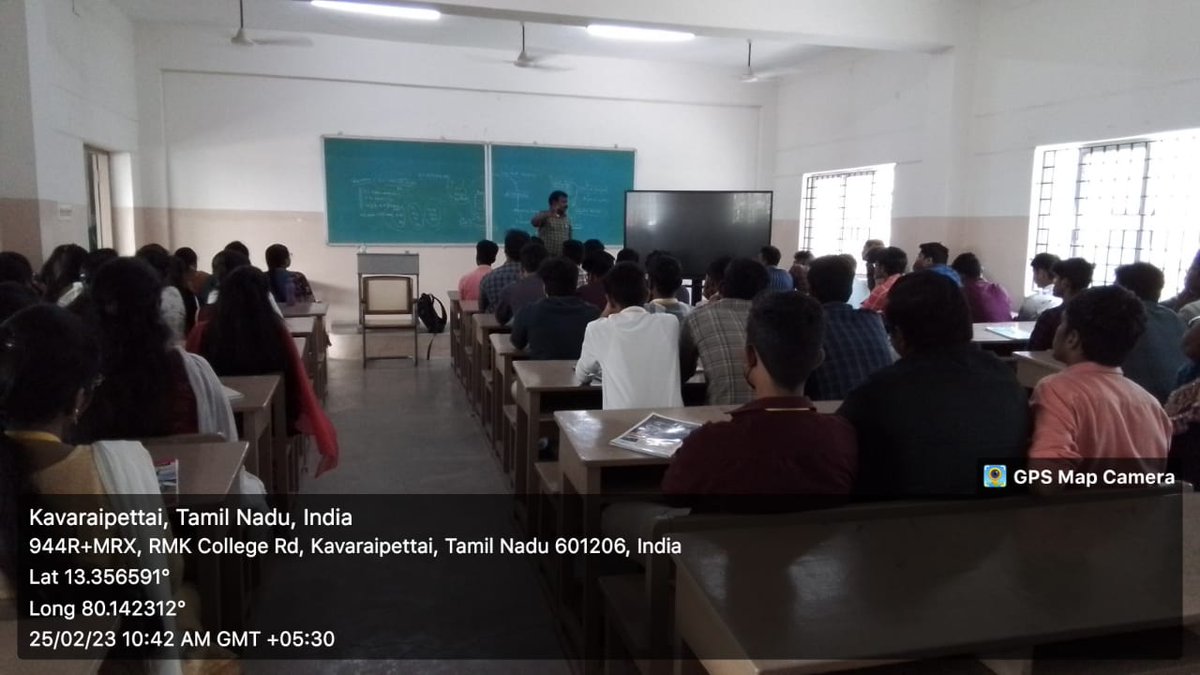 eeermkec's tweet photo. Department of EEE, Organised a Guest lecture on "Principles of Compiler" on 25th February 2023 for the III - EEE students. 
Guest 
Dr. S. LAKSHMANA PANDIAN,
Associate Professor,
Department of Computer Science Engineering,
Puducherry Technological University.
Puducherry. https://t.co/w18UCWAxPR