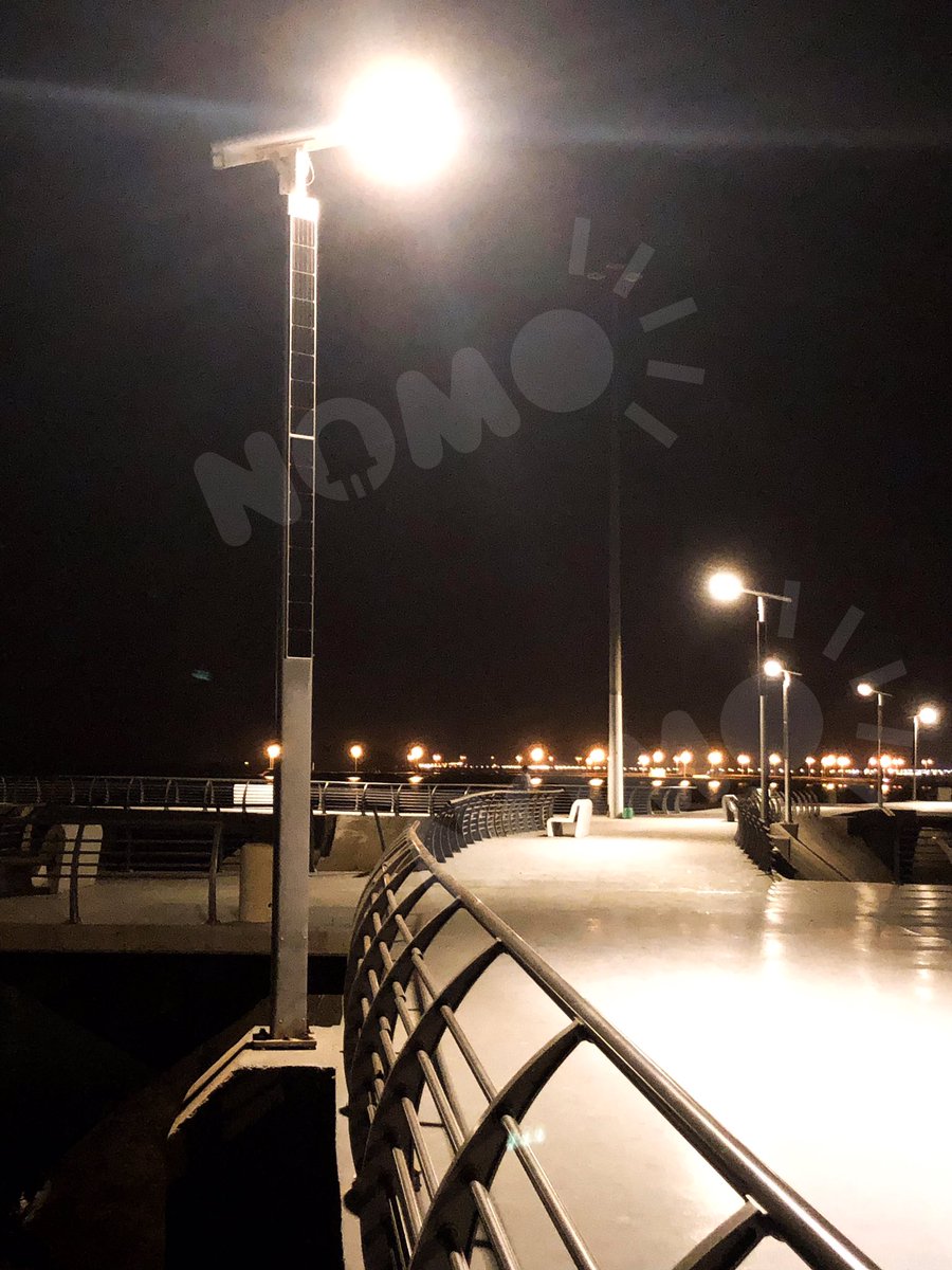 Our solar lamps Helios series are specially designed for the seaside and gardens. It has very strong wind resistance. The solar panles are mounted on the pole always absort the most solar energy, and make the solar panels keep clean. #solar #solarenergy #solarlight #solarprojects