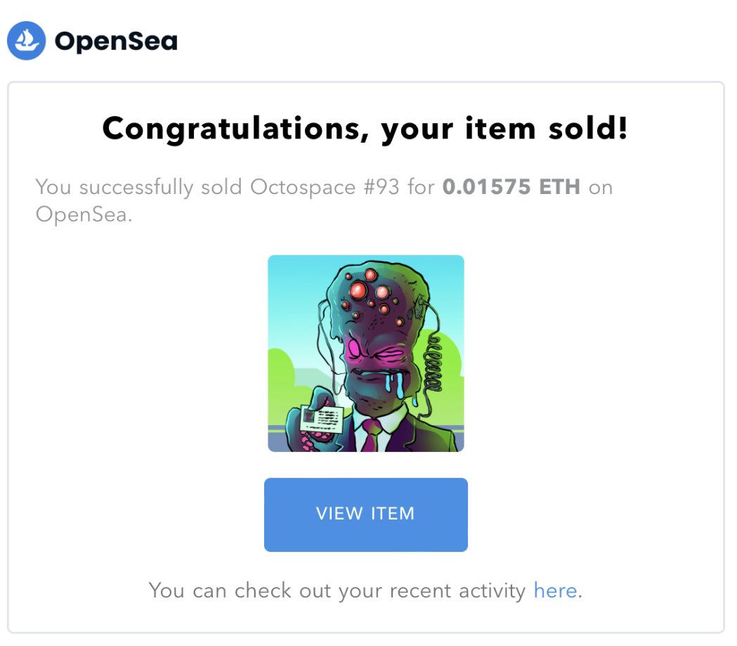 Octospace_NFT's tweet photo. 🐙 SOLD 🐙

Woohoo 🥳 New holder!

@Hp24224664 welcome to the Octospace Gang✊ We are very happy that you have joined us 👏 Really appreciate it!

Everyone plz follow this amazing supportive person &amp; talented artist 🙏

#nfts #nft #nftart #Octospace #nftcollector #nftcollection https://t.co/hJBECKncQy