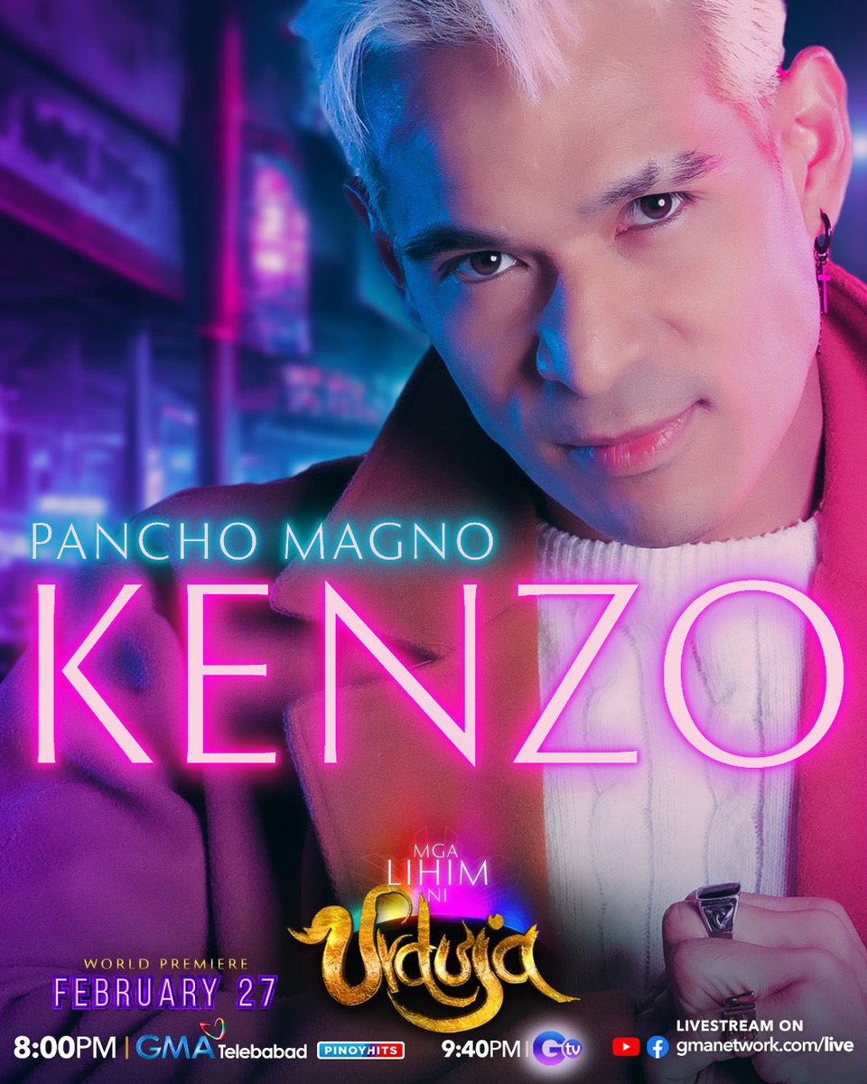 KapusoAllAccess's tweet photo. PANCHO MAGNO (@MagnoPancho) AS KENZO

KRISTOFFER MARTIN (@flinsTUNs) AS RYKER

#MgaLihimNiUrduja https://t.co/f6axIXAgkN