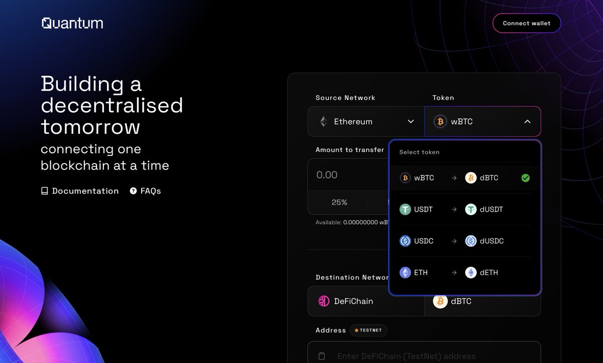 BirthdayDev's tweet photo. 1/ Exciting news! Quantum has successfully launched on TestNet! 🚀

We’re so excited for the @defichain community to test it out!

Test out Quantum here ➡️ https://t.co/xRUCx11fdd https://t.co/3isZSJXpP2