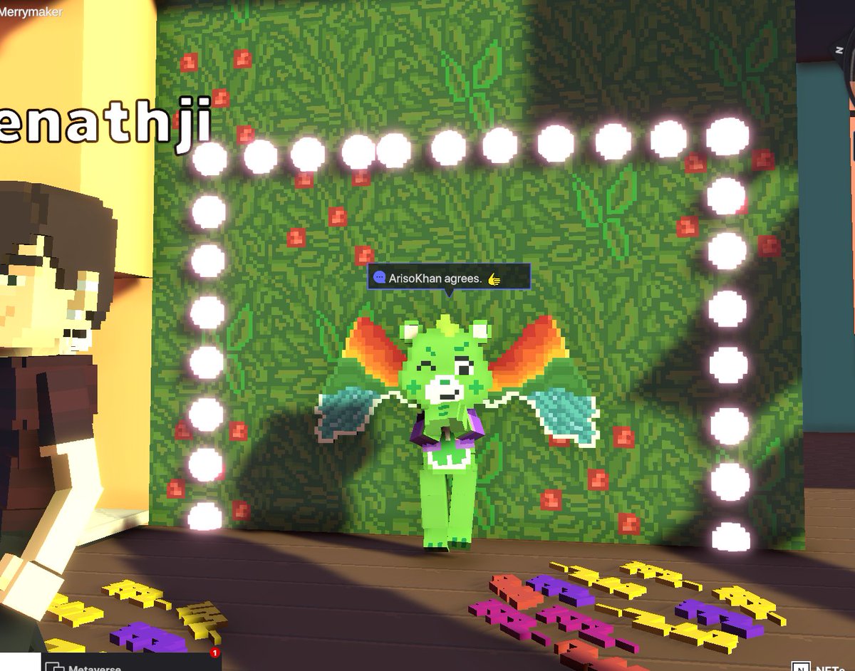 arisokhan's tweet photo. @TheSandboxGame @hermitcrabgame Celebrating the Carnival in the SportsLand experience by @hermitcrabgame ! 🥳 https://t.co/WlWPpN0muq