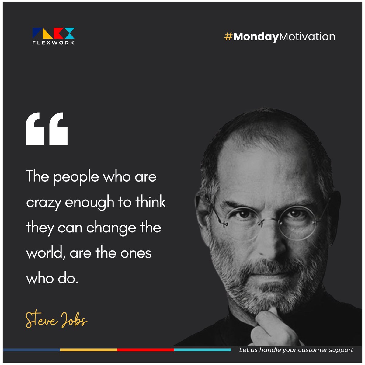 Flexwork | Customer Support | Social Media Manager (@flexworkng) on Twitter photo 2023-02-27 11:04:19 It’s all about your mentality. Think outside the box! #CustomerService #CustomerSupport #Business #Support #Remote #MondayHustle #MondayMotivation #Flexwork It’s all about your mentality. Think outside the box! #CustomerService #CustomerSupport #Business #Support #Remote #MondayHustle #MondayMotivation #Flexwork