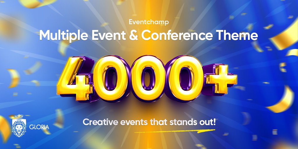 GloriaThemes's tweet photo. EVENTCHAMP
Multiple Event & Conference Theme
4000+
🔗 https://t.co/Kt73SwbS9q
#wordpress #eventchamp #theme #themes #website #websitedesigner #webdev #uxui #wordpresstips #websitedeveloper https://t.co/NW0n6x1f8k