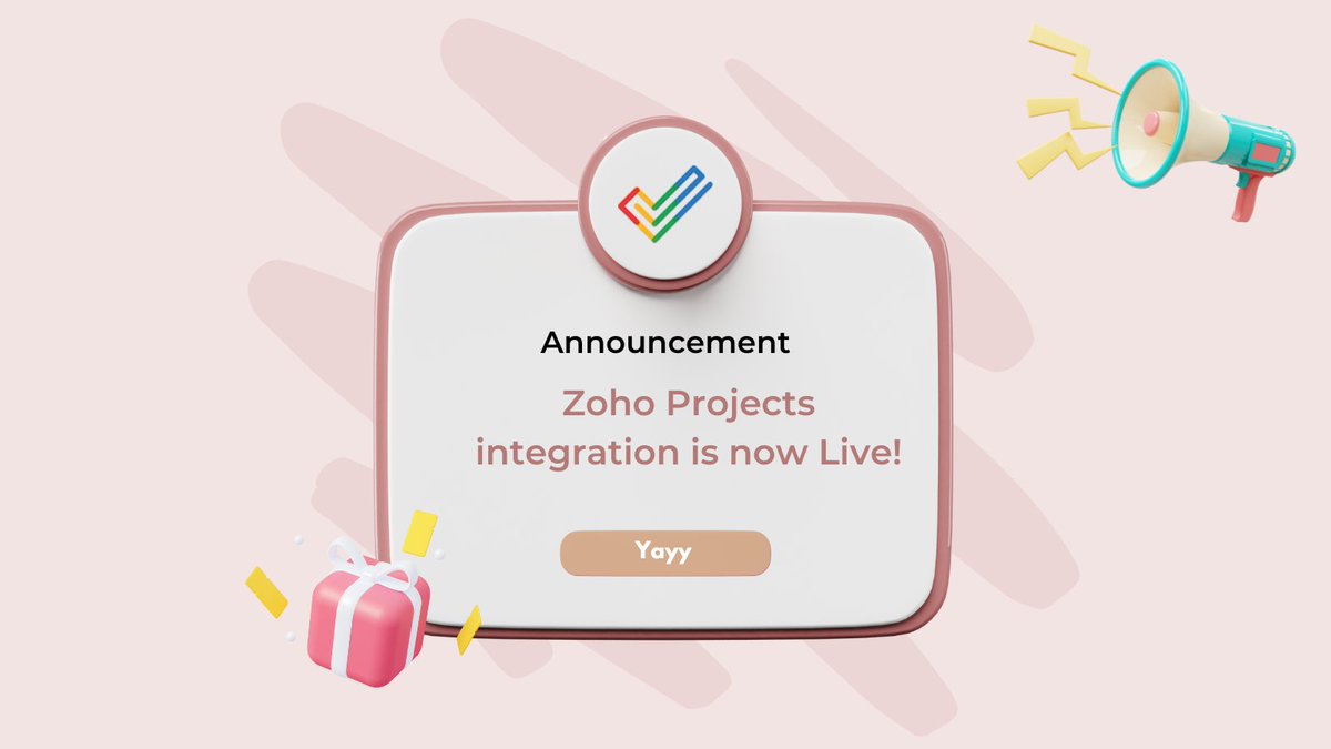 IntegratelyApp's tweet photo. Now integrate @ZohoProjects with 1025+ apps with just one click using Integrately!
Spend less time on repetitive tasks and more on things that matter most to you.
Choose from over 230 ready automations and get started - https://t.co/wlaY2w5TYr
#1ClickIntegrations #NoCode https://t.co/FkK45GjfuL