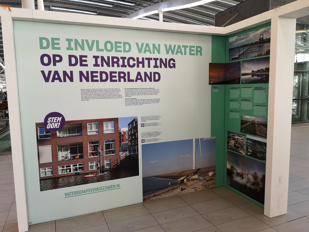 Waterschapsverkiezingen op Utrecht CS. @WNStichtseRijnl