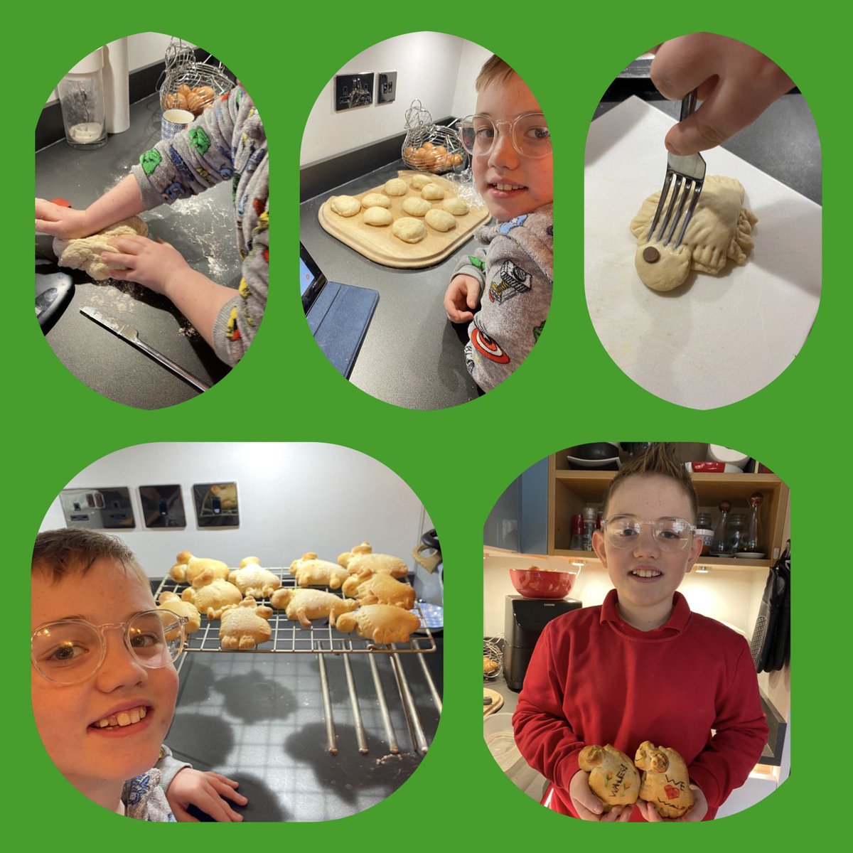 howison_helen's tweet photo. @PPSMrWillmore @PPSHealth_Well Zach’s Eisteddfod Baking entry #welshsheep #eisteddfod https://t.co/rm3zxYCaTB