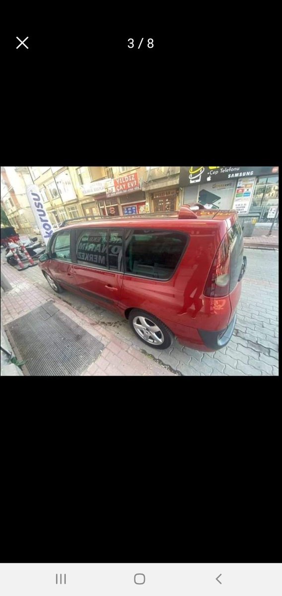 EflinFsm's tweet photo. *Araç Markası : Renult 
*Modeli     : esapace
*Üretim Yılı   : 2003
*Araç Paketi   : *
*Motor Gücü   : 3000 cc
*Yakıt Tipi   : dizel
*Vites Tipi   :  otomatik
*Kilometre   :  343.000
*Fiyat   :  240.000 

*Açıklama : Degişensiz 5 parca lokal boya mevcut Sanruflu star stoplu https://t.co/tbXLPOYxVD