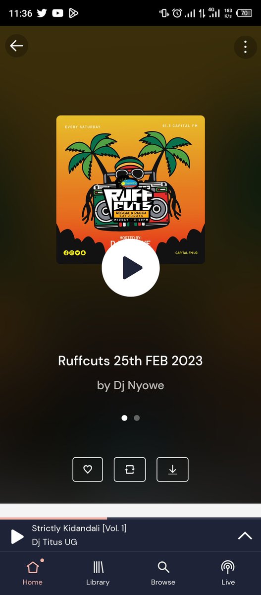 And @DjNyowe has sorted us on Mixcloud #Ruffcuts