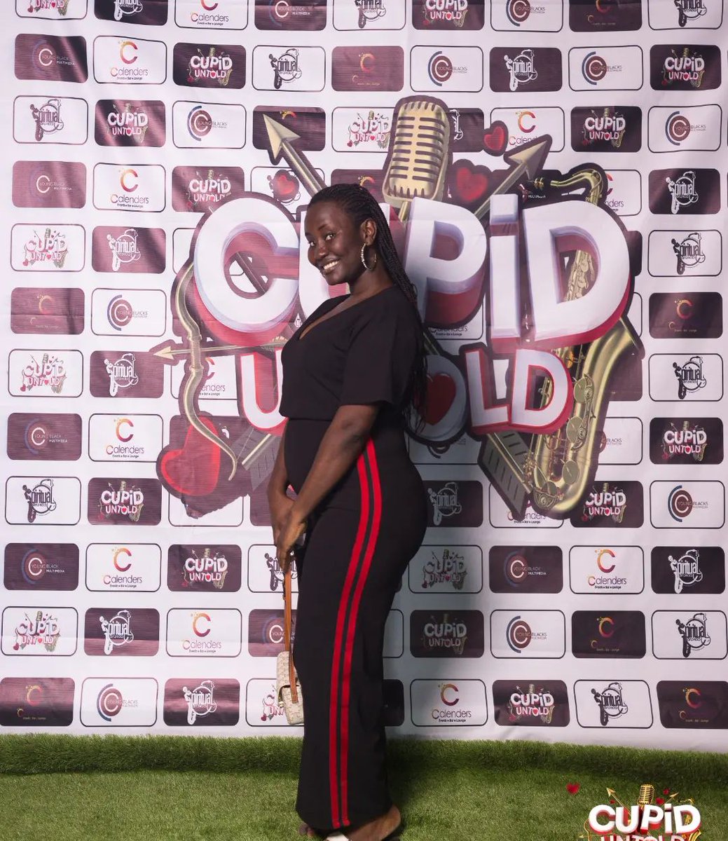 CupidUntold's tweet photo. Lovely pose for the camera before the show kicked off.

It was a night of love, poetry, music &amp; rap with your favourite people. 
😍💘🥳🎷🎸🎙️🎼 

#CupidUntold 
#CupidUntold4
#happyvalentinesday❤️ 
#Takoradi https://t.co/GlnLqvdGDC