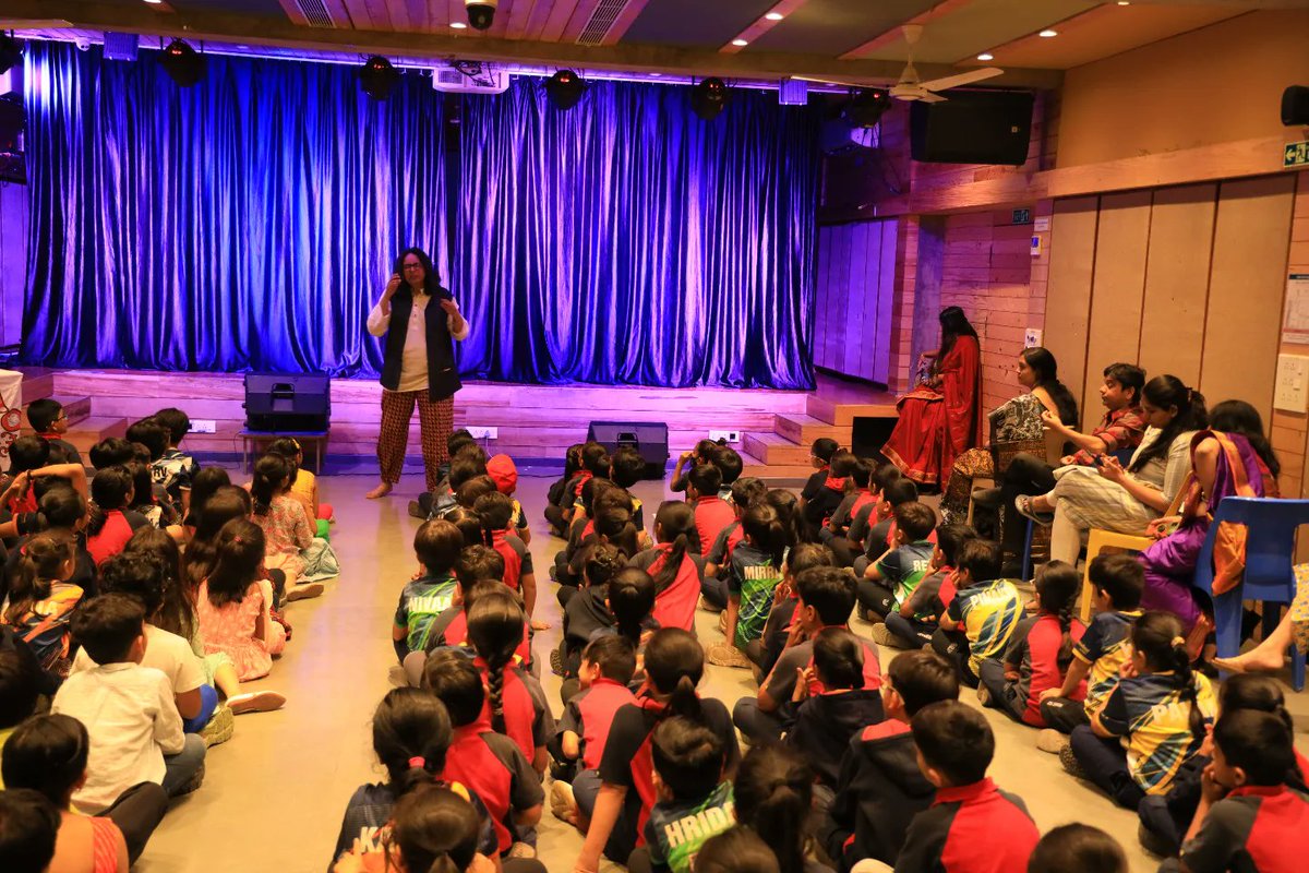 FSSurat's tweet photo. @FSSurat had the Gillo Theater Team performing on 21st February, 2023! They performed 3 different stories for different grade levels. It was an incredible experience for our students and they were mesmerized by the performances.#FSHappenings #FSStudents #FSWay #FSLife #IBschools https://t.co/XMovR8WB2h