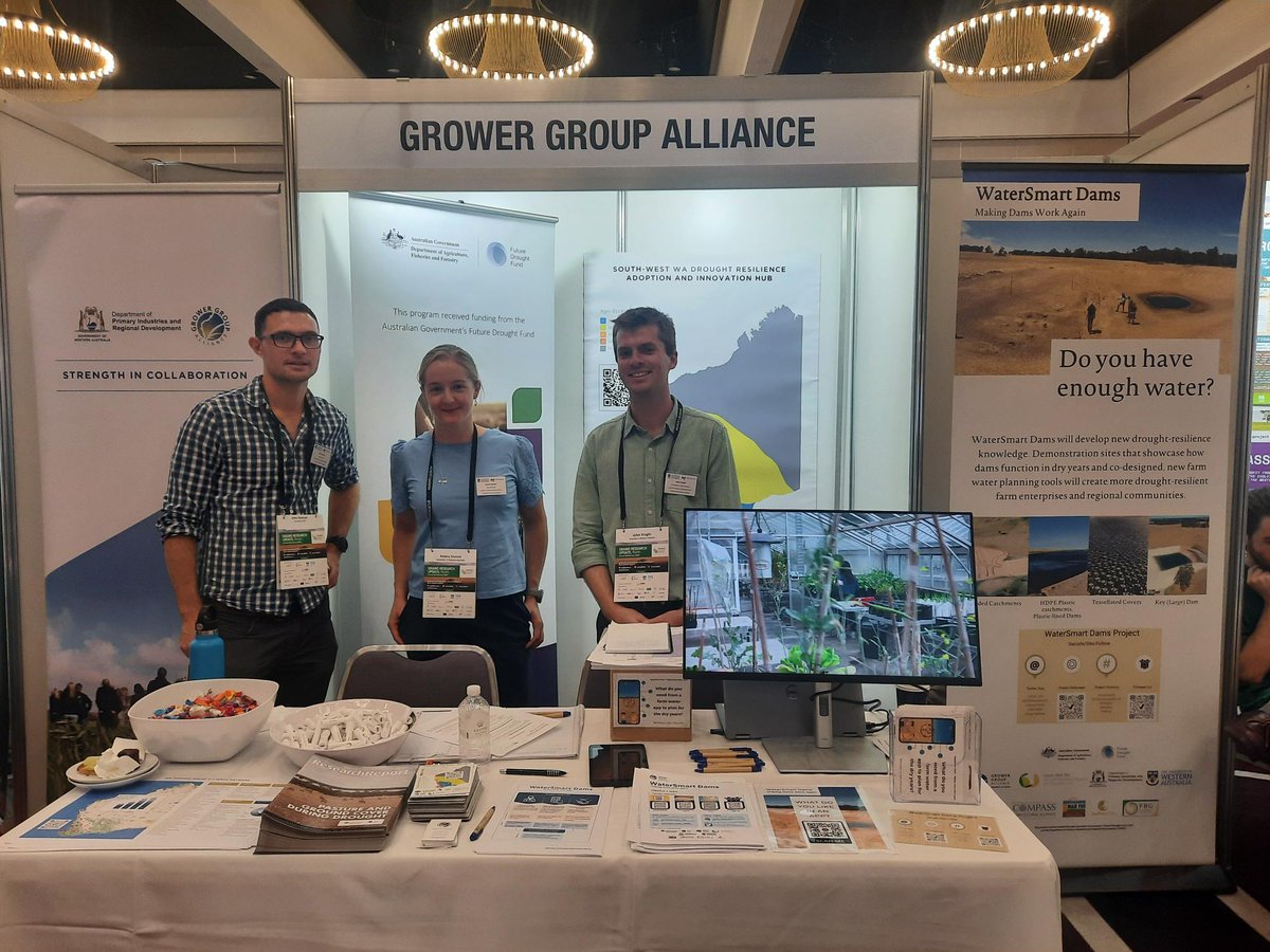 #GRDCUpdates today 
Make sure you come tomorrow and have a chat with the team and also find out about the #WaterSmartDams project