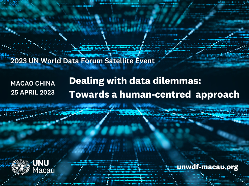 UNUMACAU's tweet photo. UNU Macau is hosting satellite event for #UNWorldDataForum2023 on April 25 in Macau! This full day event is now calling for your participation. Go to the event website for more details and ways to take part: https://t.co/FnSiTySZtj
#data #SDGs https://t.co/lsHUqZAfKF