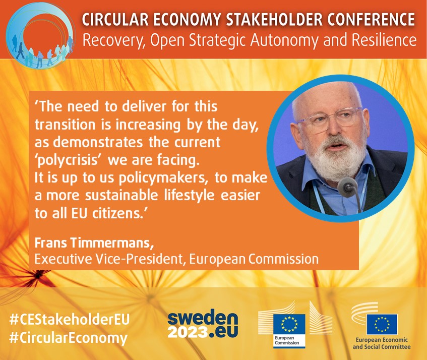 EU circular economy stakeholder platform tweet media