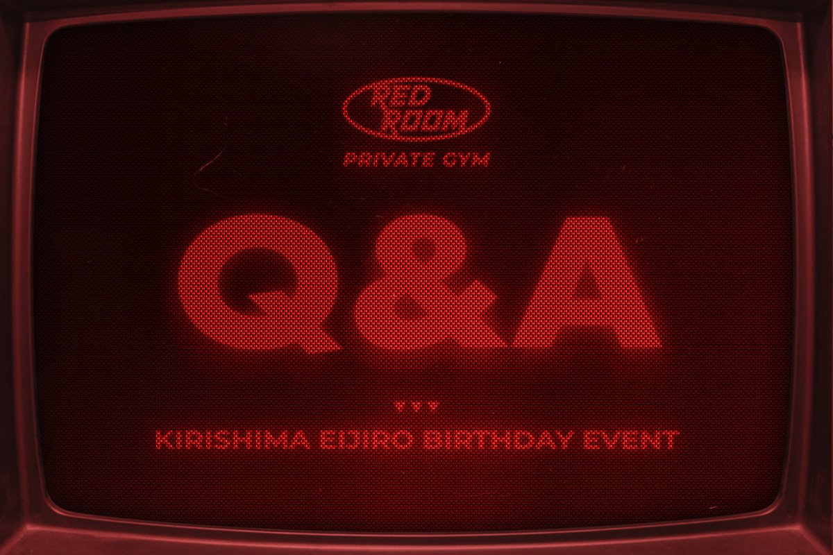 💪키리시마 에이지로 생일 이벤트 Red Room Q&amp;A🍁
:::
이벤트 관련 문의사항은 링크된 폼을 통해 제출부탁드립니다. 
답변은 순차적으로 타래에 업로드 됩니다:)
:::
forms.gle/bWLU98x4SNkH6U…