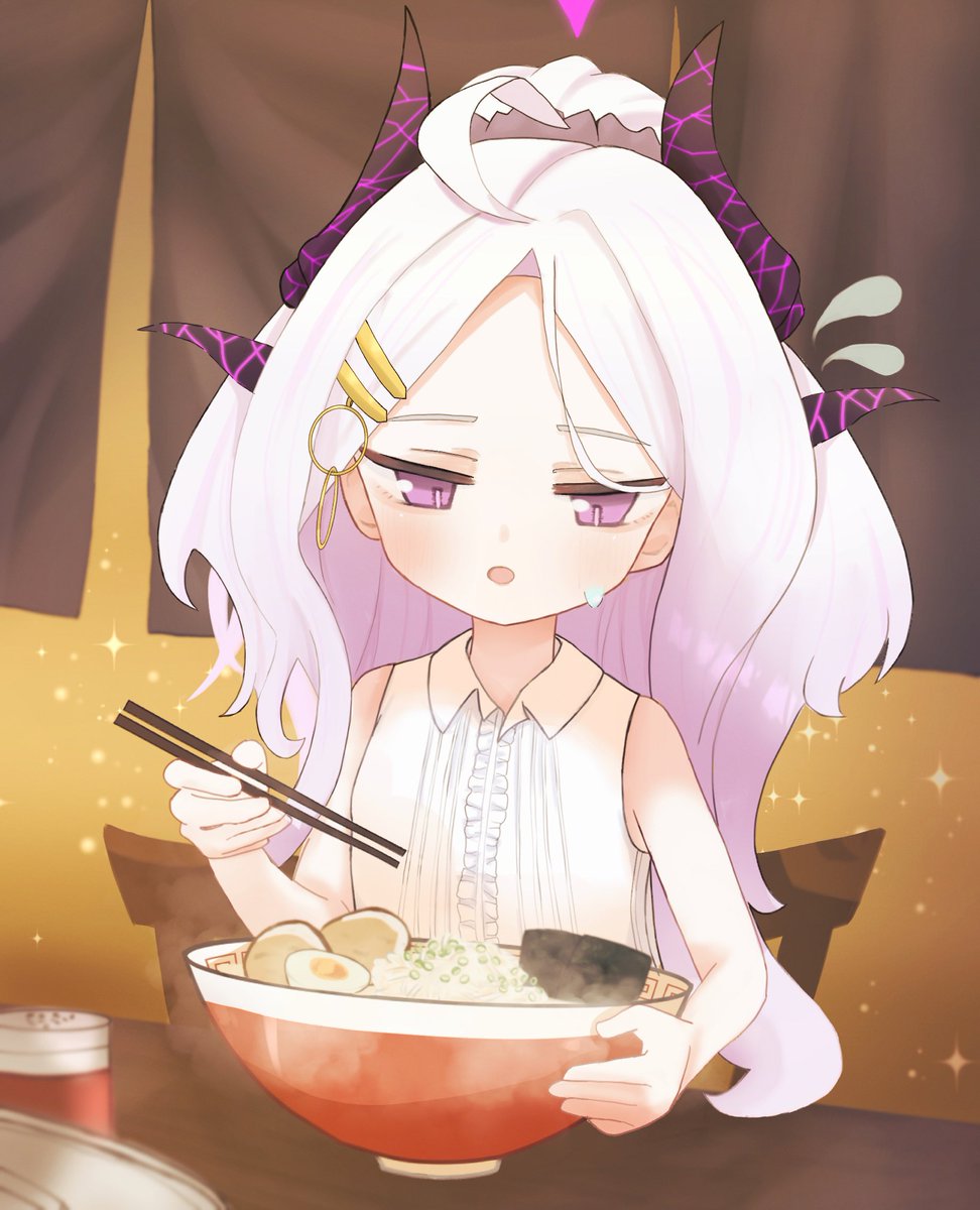 ブルアカ「ヒナとラーメン#ブルアカ#BlueArchive 」|Mukou▷Skeb募集中のイラスト