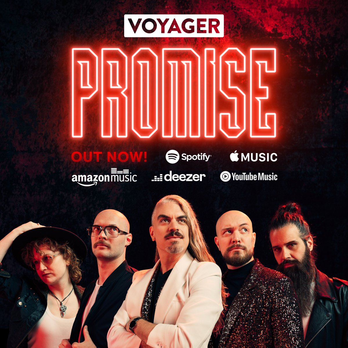Voyagerau's tweet photo. Holy Moly - we already hit 100k streams on Spotify - that is WILD! Thank you so much for streaming. Don't forget to follow us and subscribe to our channels:
https://t.co/jBKgS7sY8R
#progmetal #progressivemetal #popmetal #synthmetal #eurovision #esc2023  #voyagerau https://t.co/aZF5qqmN6V