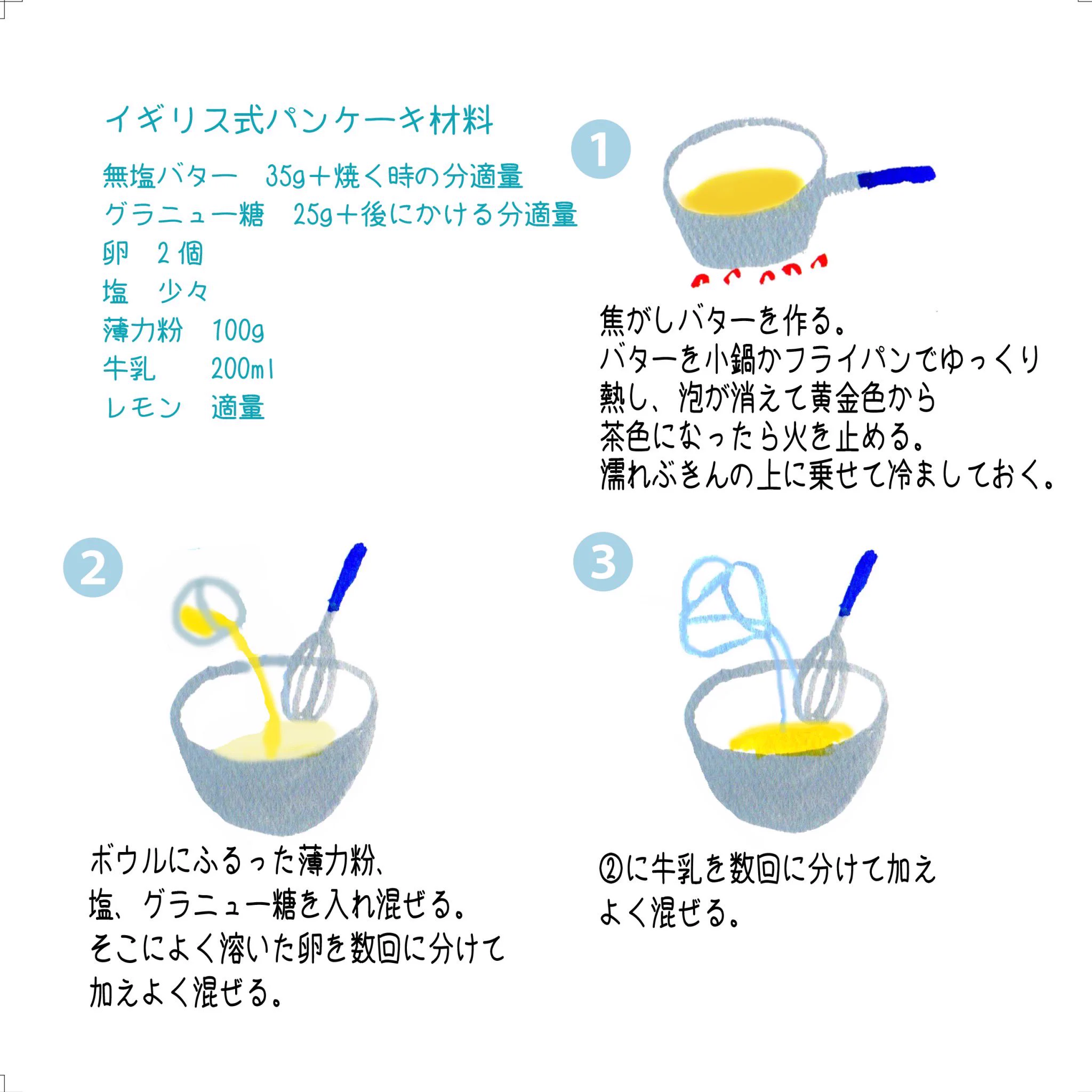 優雅な朝食気分を味わえる！『イギリス式パンケーキ』の作り方、教えます♪