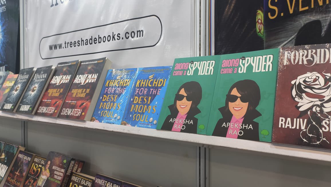 Our book #KhichdiForTheDesiMomsSoul at the #WorldBookFair in #Delhi !!!