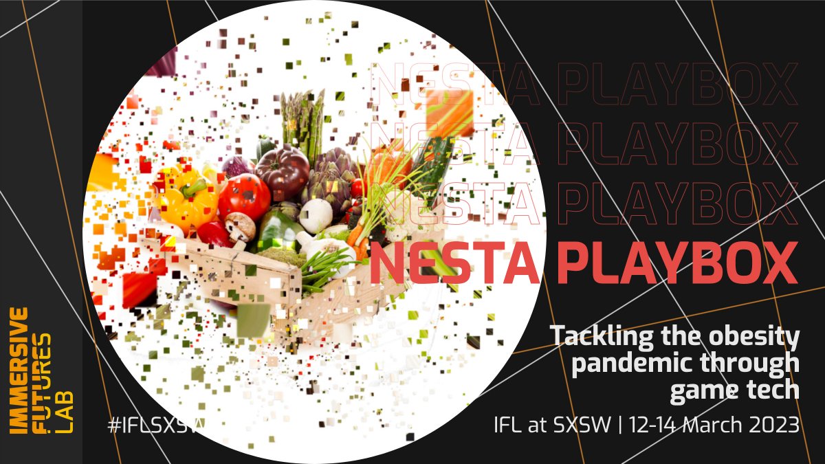 💡 Discover Nesta Playbox, part of the Immersive Futures Lab @ SXSW 2023 👇 Nesta Playbox harnesses the potential of AI, big data, digital twins, game design & the metaverse to create an immersive policy playground. ▶️ bit.ly/3Z64sPN @ingameio @nesta_uk @KonglomerateG