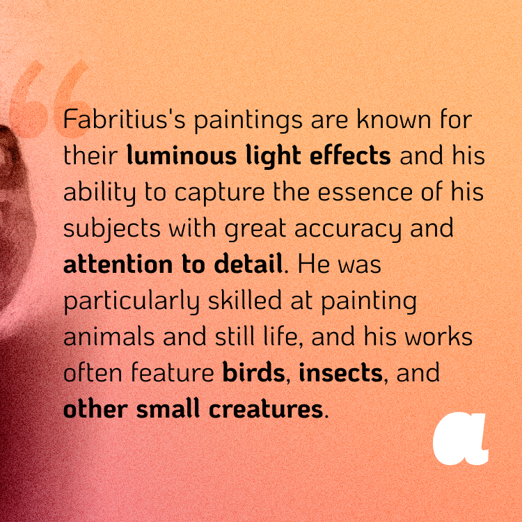 ftaart's tweet photo. #AnArtistADay ... Today, we celebrate the birth of the Dutch painter Carel Fabritius.
Discover his artworks on FeelTheArt®, the first #Socialnetwork for Art: https://t.co/DA40Ncsmtu 

#OpenAccess #OpenDate #BaroqueArt #DutchGoldenAge #MastersOfLight #Realism #DutchPainter https://t.co/BfHpoPqBqE