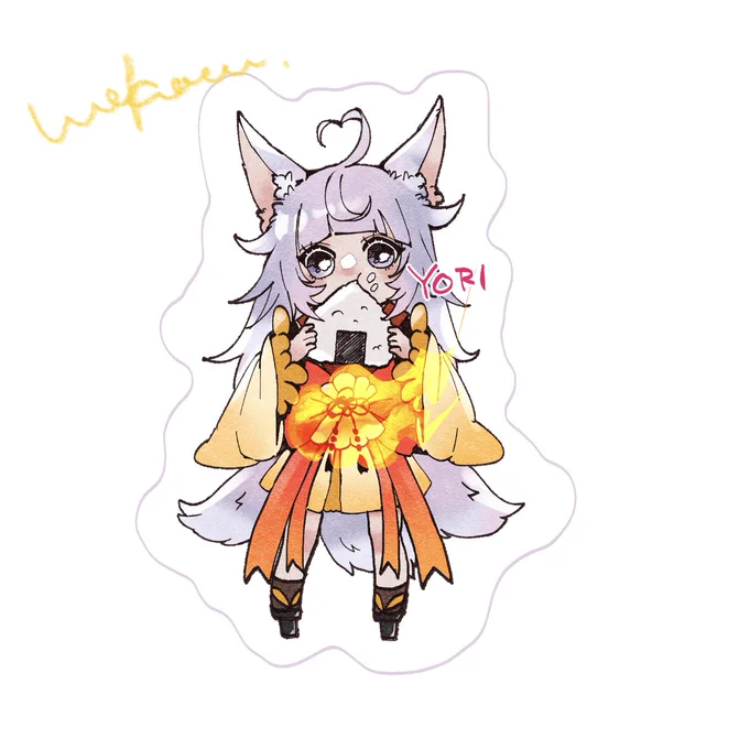 もぐもぐ縁ちゃんシール 