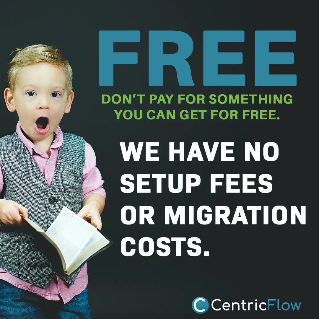 CentricFlowLtd's tweet photo. Free… Yep! 🙌

Everyone loves a freebie. 😍

We believe that moving platforms should not cost you anything and that is why we do not charge for migrations or setup. Our team will get you setup and running quickly and easily.

#recruitment #keepitsimple #centricflow https://t.co/Qi4JDDVh0j