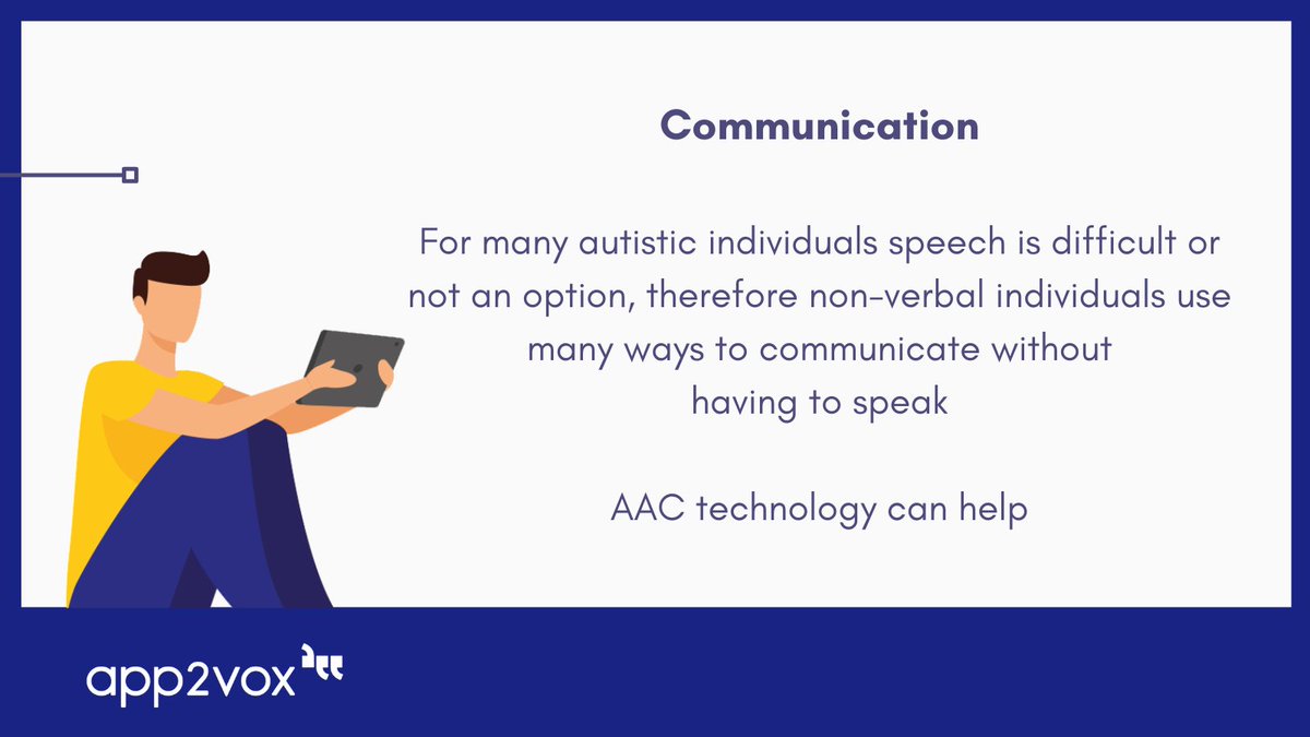 app2vox's tweet image. Using symbols and predictive keyboards, augmentative and alternative communication apps enable individuals to form phrases and sentences with a vocal output📱✨

📖 How AAC can help an autistic individual - ow.ly/MixR50LN2QS

#app2vox #accessibleaccessibility #aacapps #aac