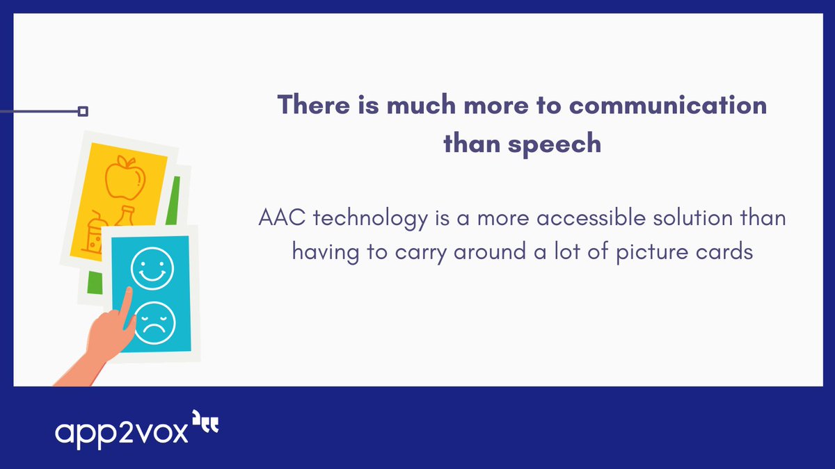 app2vox's tweet image. Using symbols and predictive keyboards, augmentative and alternative communication apps enable individuals to form phrases and sentences with a vocal output📱✨

📖 How AAC can help an autistic individual - ow.ly/MixR50LN2QS

#app2vox #accessibleaccessibility #aacapps #aac