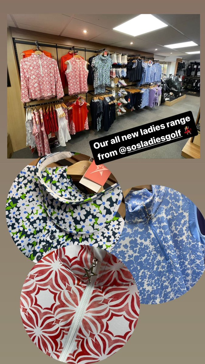 Early new season stock arriving from <a href="/sosladiesgolf/">Swing Out Sister Golf</a> <a href="/Glenmuir1891/">Glenmuir</a> <a href="/FootJoyEurope/">FootJoy Europe</a> #Dumfriesgolfshop