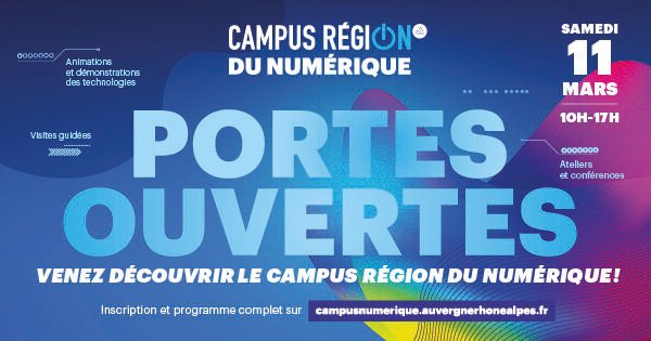 📢[Evènement] Participez à nos Journées Portes ouvertes ! Rencontrez nos équipes et découvrez notre Bachelor Webdesigner 100% en LSF !
📅 Samedi 11 mars de 10h à 17h
@CampusRegion  Région du numérique 
Inscrivez- vous ! bit.ly/JPO110323