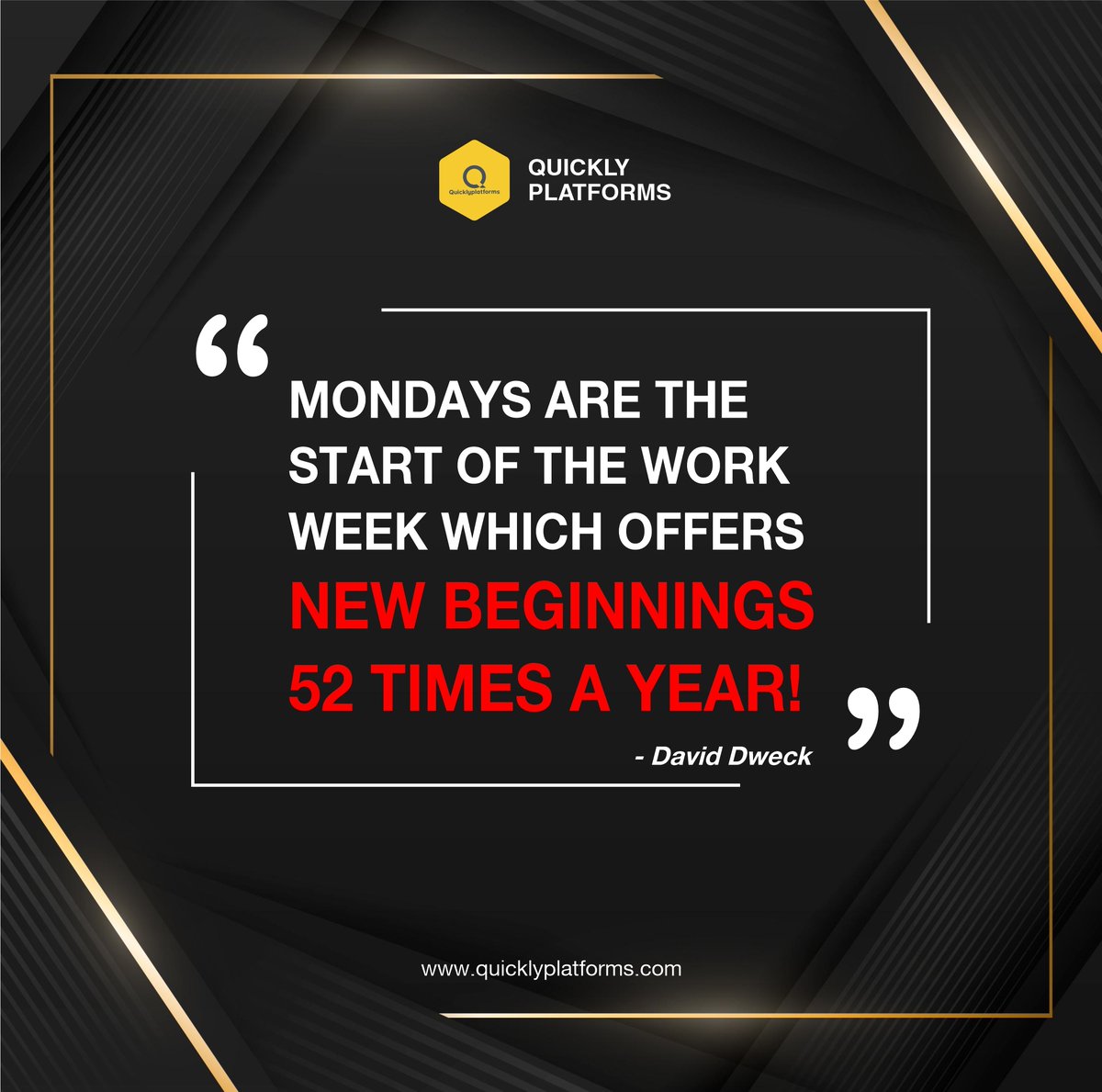 QuicklyPlatfor1's tweet photo. Week ki shuruaat Monday Motivation ke sath.
#mondaymotivation #monday #weekstart #workstart #corporateemployee #employeewelness #lovemyemployees #makemyday #mondayfunday #itcompany #itcompanyindore #itcompanyindia #motivtion #inspirationquotes #inspiring #quicklyplatforms https://t.co/Ng4uK0a1tf