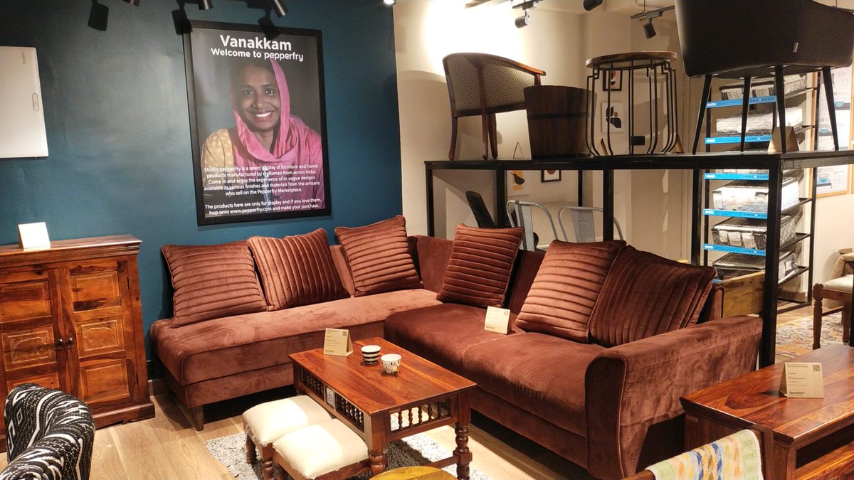 Pepperfry's tweet photo. Pepperfry Studio is now live in Hosur, the industrial city located in the Tamil Nadu state of India.
Walk in to experience our infinite range of furniture and home goods.

#experience #newstudio #furniture #retail #homeandliving #allthingshome #tamilnadu https://t.co/K8AG4WZzqM