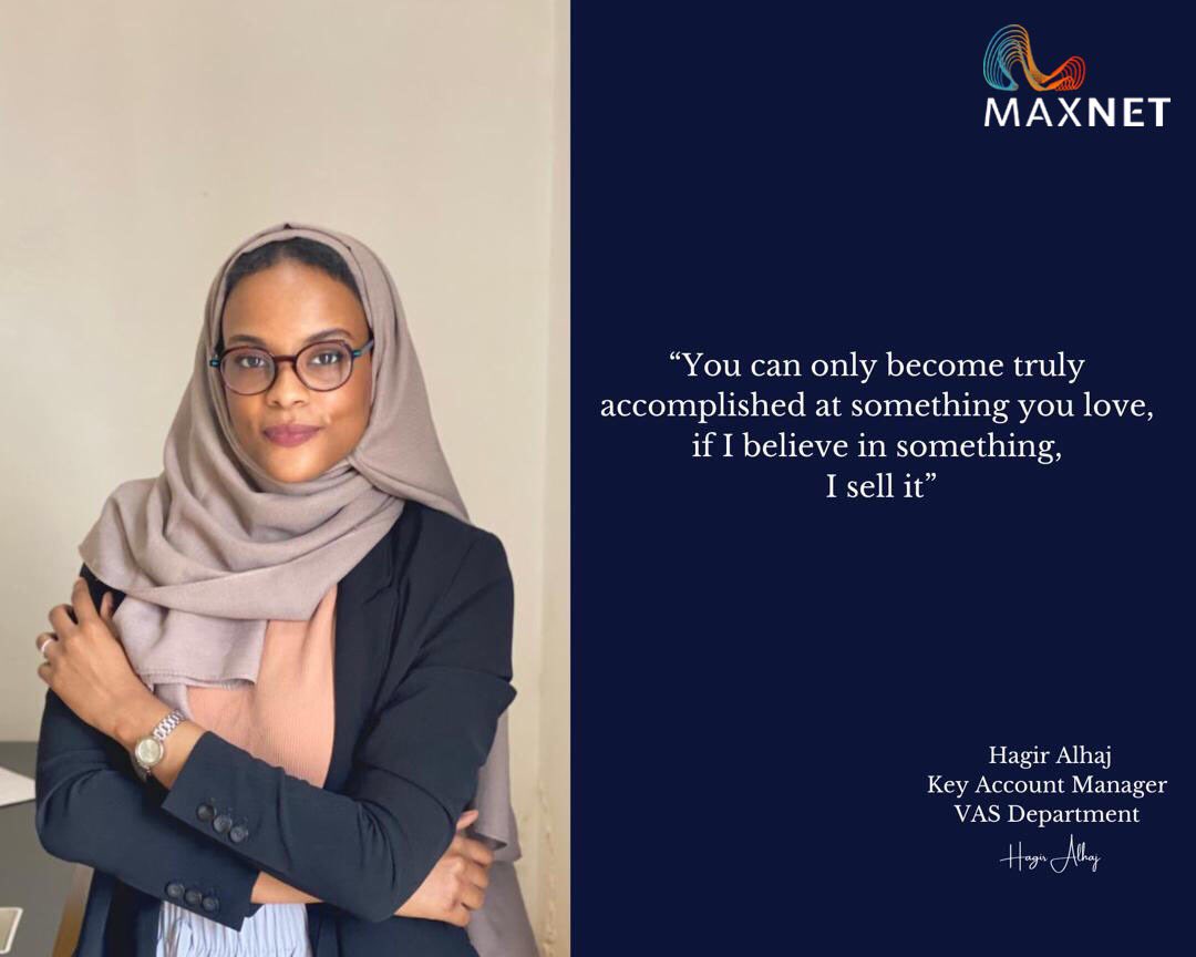MAXNET_Sudan's tweet photo. Employees are a company’s greatest asset – they’re your competitive advantage.

Hajir Alhaj :
“You can only become truly accomplished at something you love, if I believe in something, I sell it.”

#MAXNET_family
#teamworkmakesthedreamwork
#goals
#success
#maxnet_todayandtommorrow https://t.co/QUVCMjFnIc