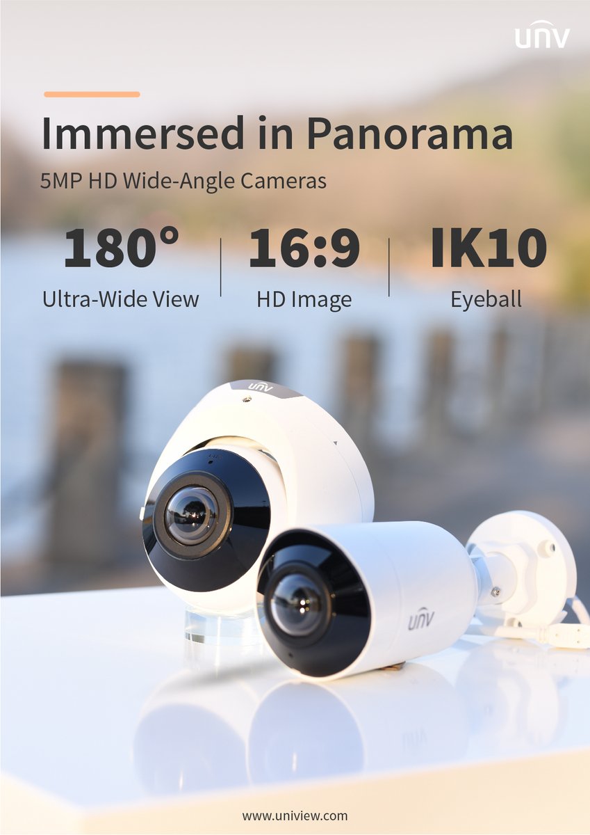 UniviewTech's tweet photo. Introducing you UNV 5MP HD Wide Angle Intelligent IR Fixed Bullet & Eyeball Network Camera for enhanced security in crossroad, stadium, square, road, parking lot and other open spaces.
https://t.co/BelQdlF5Kc
#PanoramaImages #Design #View #Detail #Scene #InfraredImages https://t.co/HmAm0jIJvG