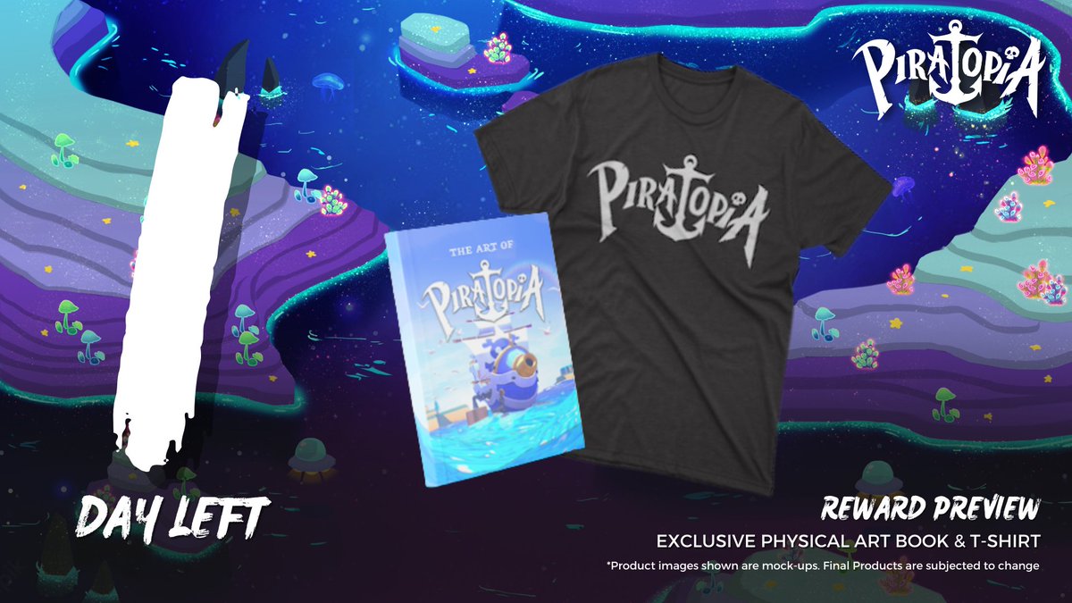 The wait is almost over! Piratopia: Raiders of Pirate Bay Kickstarter campaign sets sail TOMORROW! Get ready to join the adventure!

❗️Kickstarter: bit.ly/3IkOr1F

#Piratopia #Kickstarter #Steam #indiedev #indiegame  #officialmerchandise