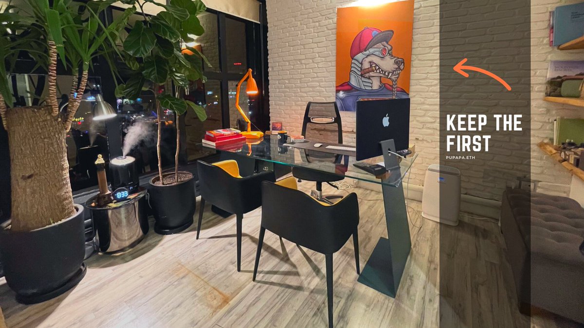 This Cunning Wolf was my first ever W/L mint on ETH.
🐺 
It is framed in my office because the first ones remain a memory.
<a href="/cunningWolfNFT/">Cunning Wolf Society</a> 
I don't even know if they are still running. 
#ETHNFTs