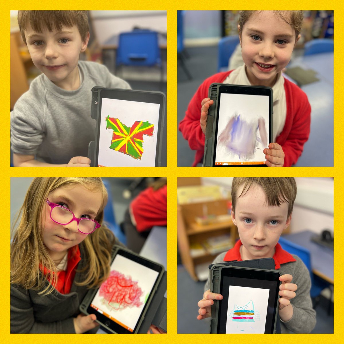 MidCalder_PS's tweet image. P2 and P3/2 loved using the Art Set app to design and create a new jumper for Katie Morag. We enjoyed exploring the different art tools and seeing what effects they made 🎨📱
#MCPSP2 #MCPSP2_3 @wldigilearn