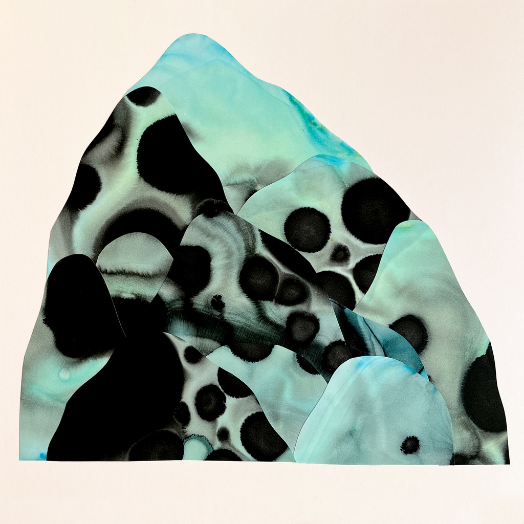 Stepping away from the computer feels good for the soul. Here I'm playing with my archive of textures. 

Mineral paper, acrylic, Indian ink, scissors and glue - a meditative collage practice.