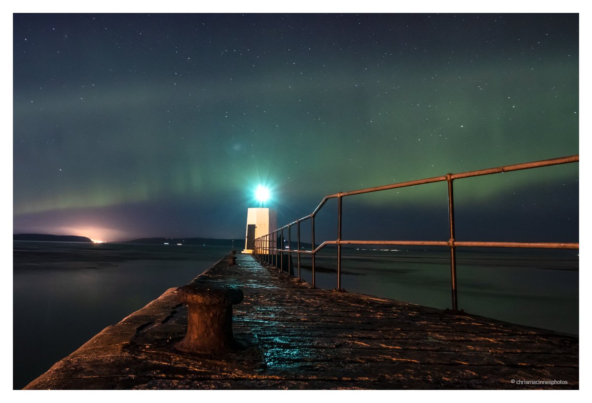 The bandstand and Harbour Lighthouse, Nairn - 26/02/23
