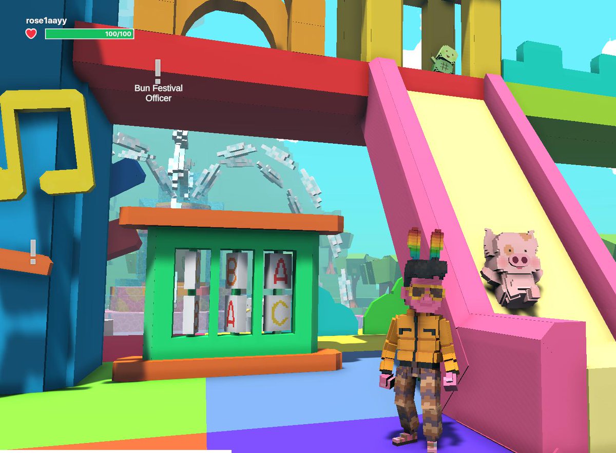 Rose2a2s's tweet photo. @TheSandboxGame I found McDull in McDull LAND! 🐷 #LunarNewYearTSB https://t.co/JnhEosfp0i