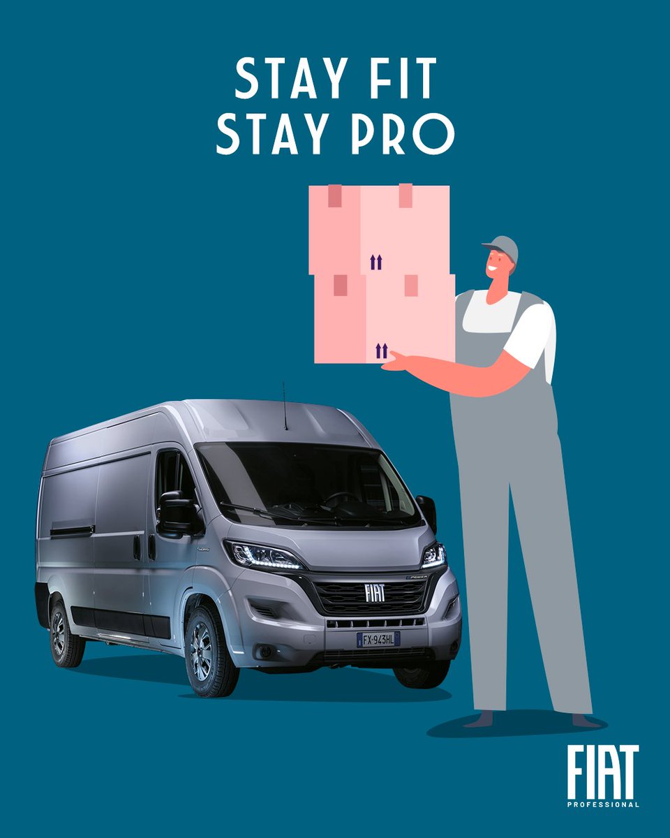 FiatProOfficial's tweet photo. Ready for your new #ProTipsAndTricks?
Based on your fleet’s habits and needs, Pro Fit by E-Ducato proposes the most suitable E-Ducato configuration to create your ideal fleet. 👌🏻
https://t.co/evG1KuUz2p
#FiatProfessional #FiatPro #NewEDucato https://t.co/RzUYIjFUc5